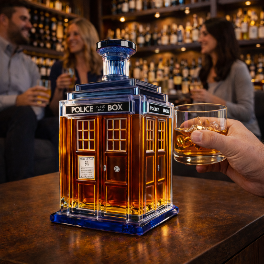 Licorera de Whisky – Edición Cabina Británica