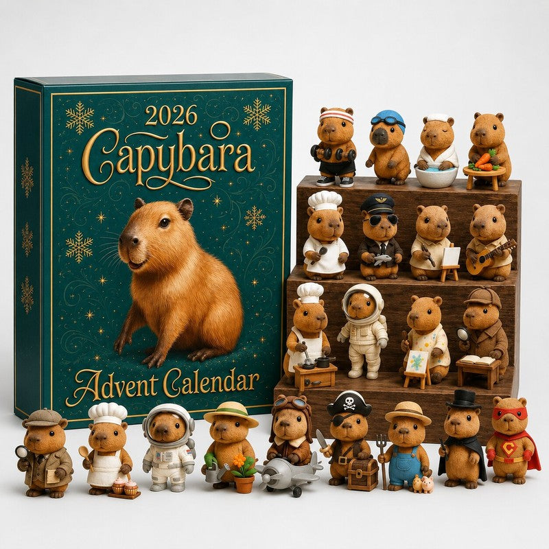 Calendario de Adviento de capibara 2026 - Cuenta atrás para Navidad