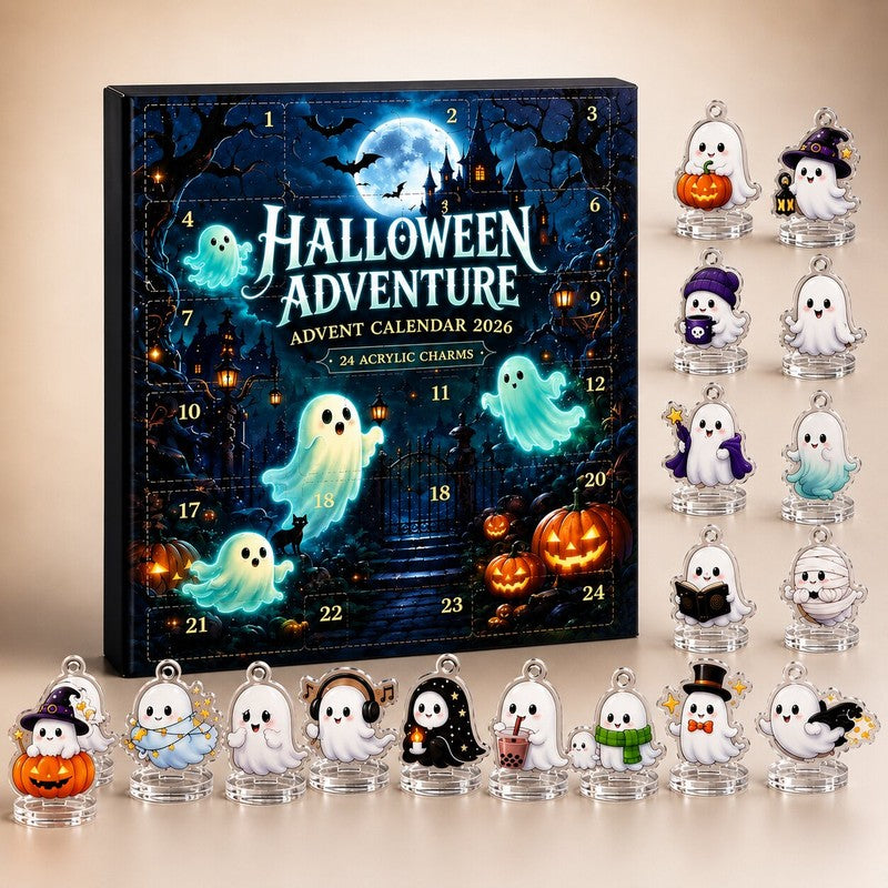 Calendario de Adviento de Halloween 2026 con 24 dijes