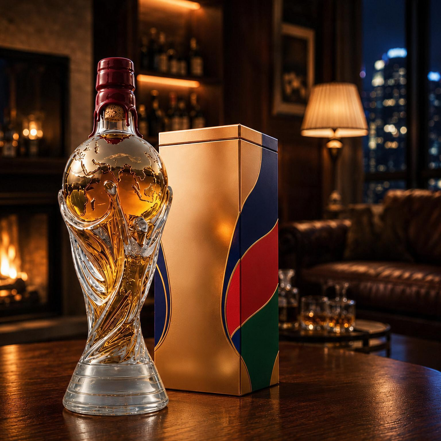 Licorera de Whisky – Edición Trofeo de Campeón