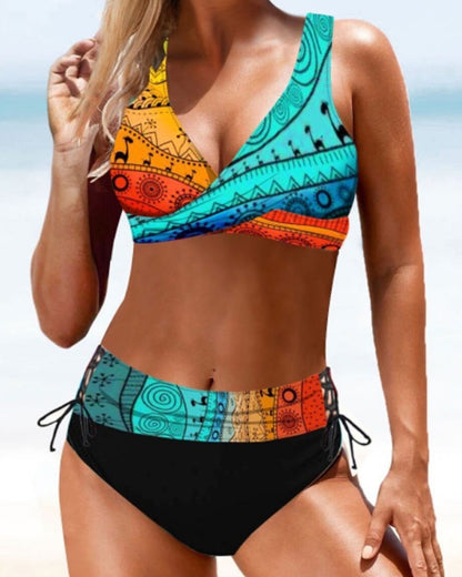 Bikini alegre y colorido