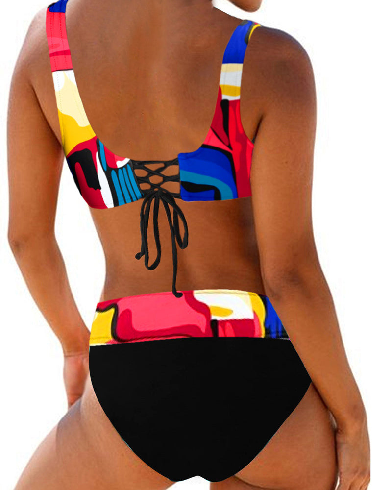 Bikini alegre y colorido