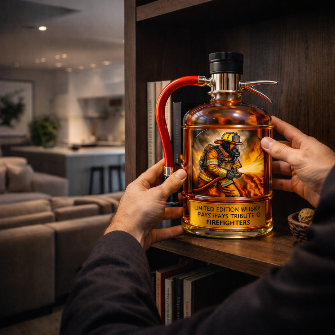 Licorera de Whisky – Edición Extintor