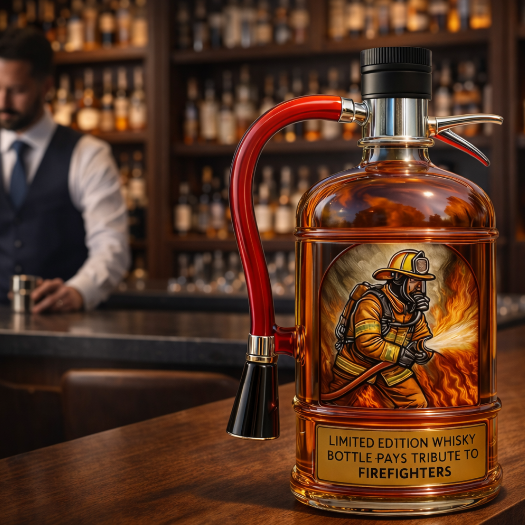 Licorera de Whisky – Edición Extintor