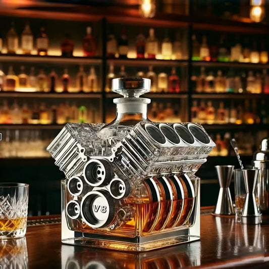 Licorera de Whisky – Edición Motor V8
