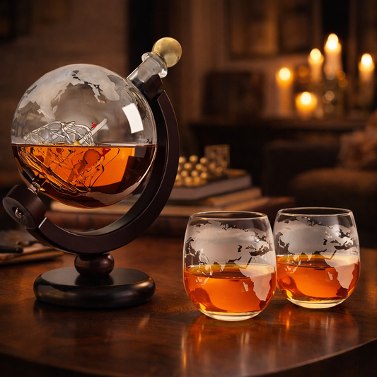 Licorera de Whisky – Edición Mapamundi