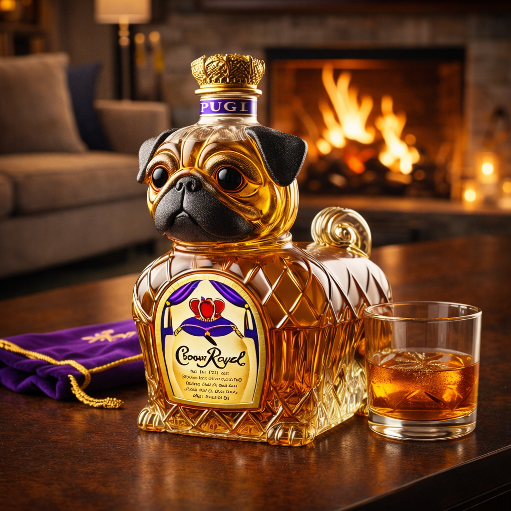 Licorera de Whisky – Edición Bulldog Francés