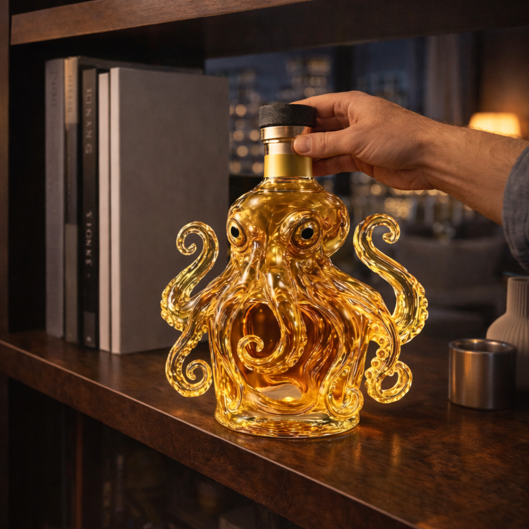 Licorera de Whisky – Edición Pulpo
