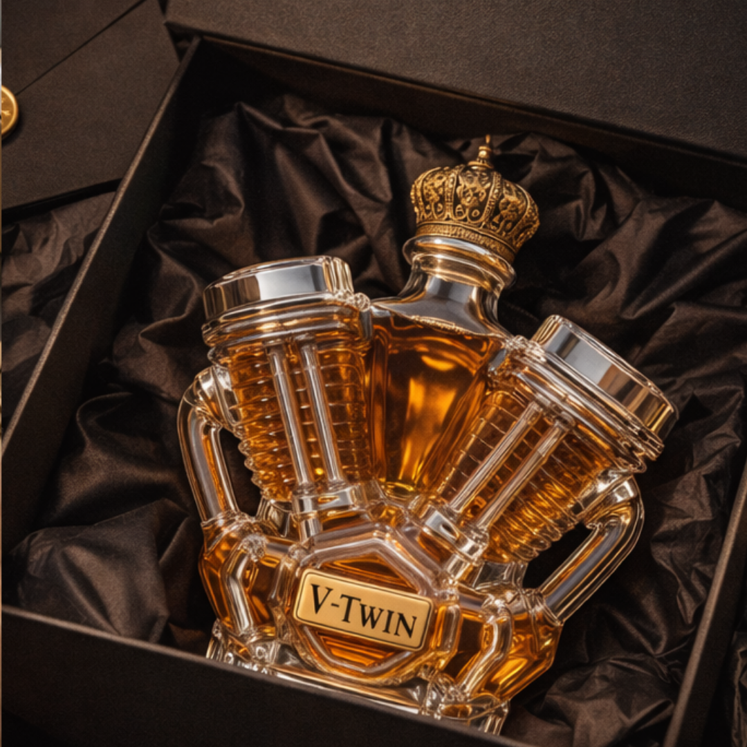 Licorera de Whisky – Edición Motor V-Twin