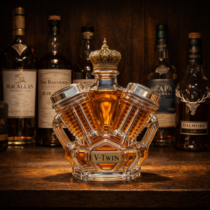 Licorera de Whisky – Edición Motor V-Twin