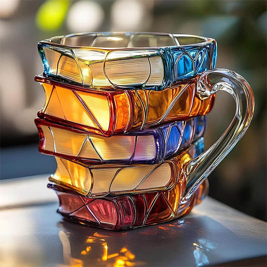 Einzigartige 3D-Tasse für Literaturfreunde