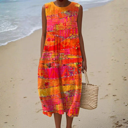 Vestido de Verano Cómodo Camboya
