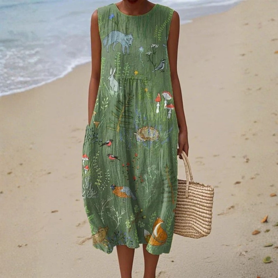 Vestido de Verano Cómodo Río Lagartos
