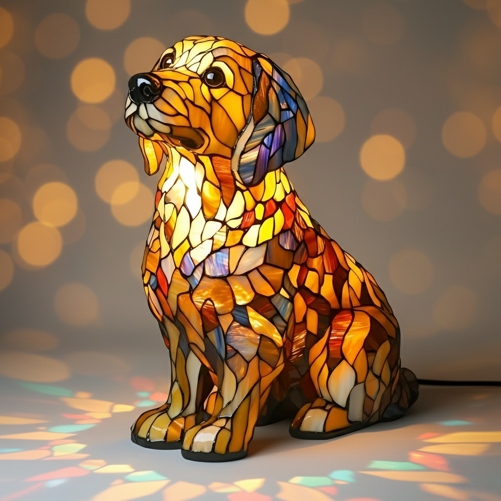 Buddy Golden Retriever Radiante y Espiritual