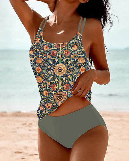 Tankini de verano con estampado