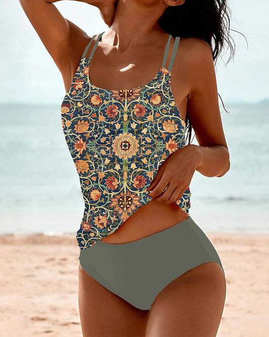 Tankini de verano con estampado
