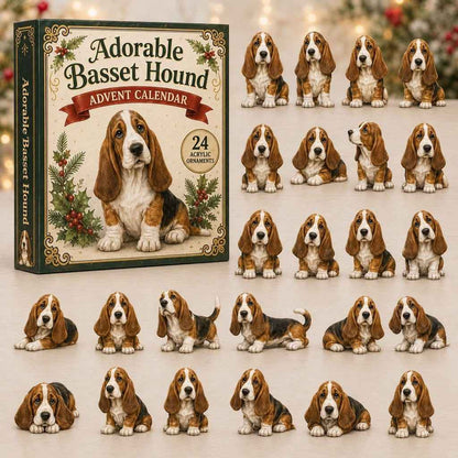 Adorable Basset Hound Advent Calendar 2026