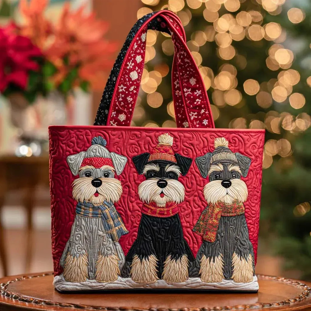 Bolsa Artesanal – Trío de Schnauzers