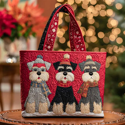 Bolsa Artesanal – Trío de Schnauzers