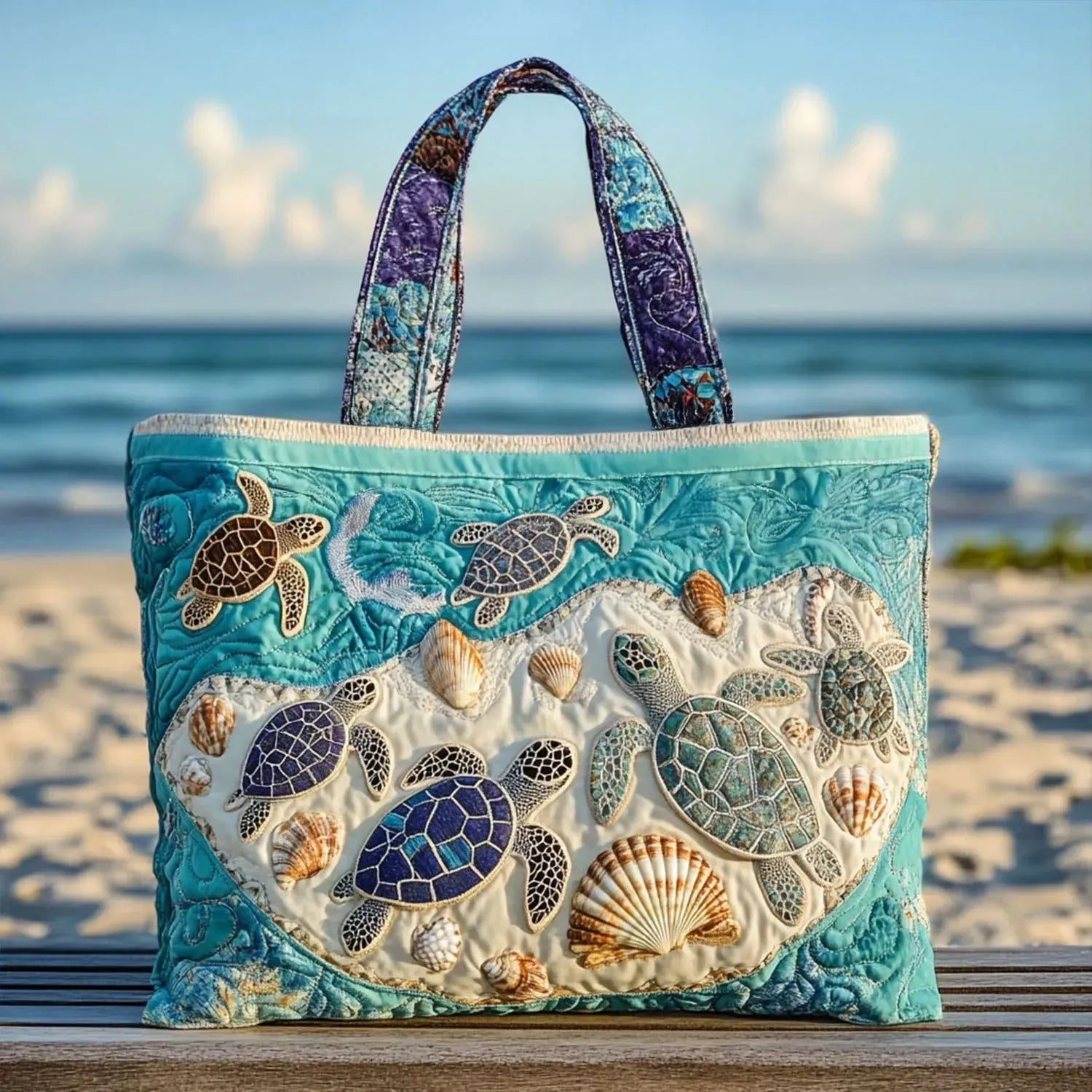 Bolsa Artesanal – Tortugas Enamoradas