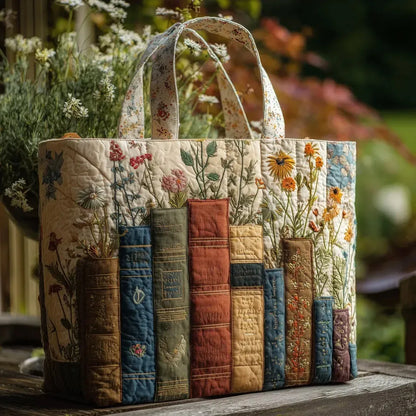 Bolsa Artesanal Acolchada – Libros y Flores