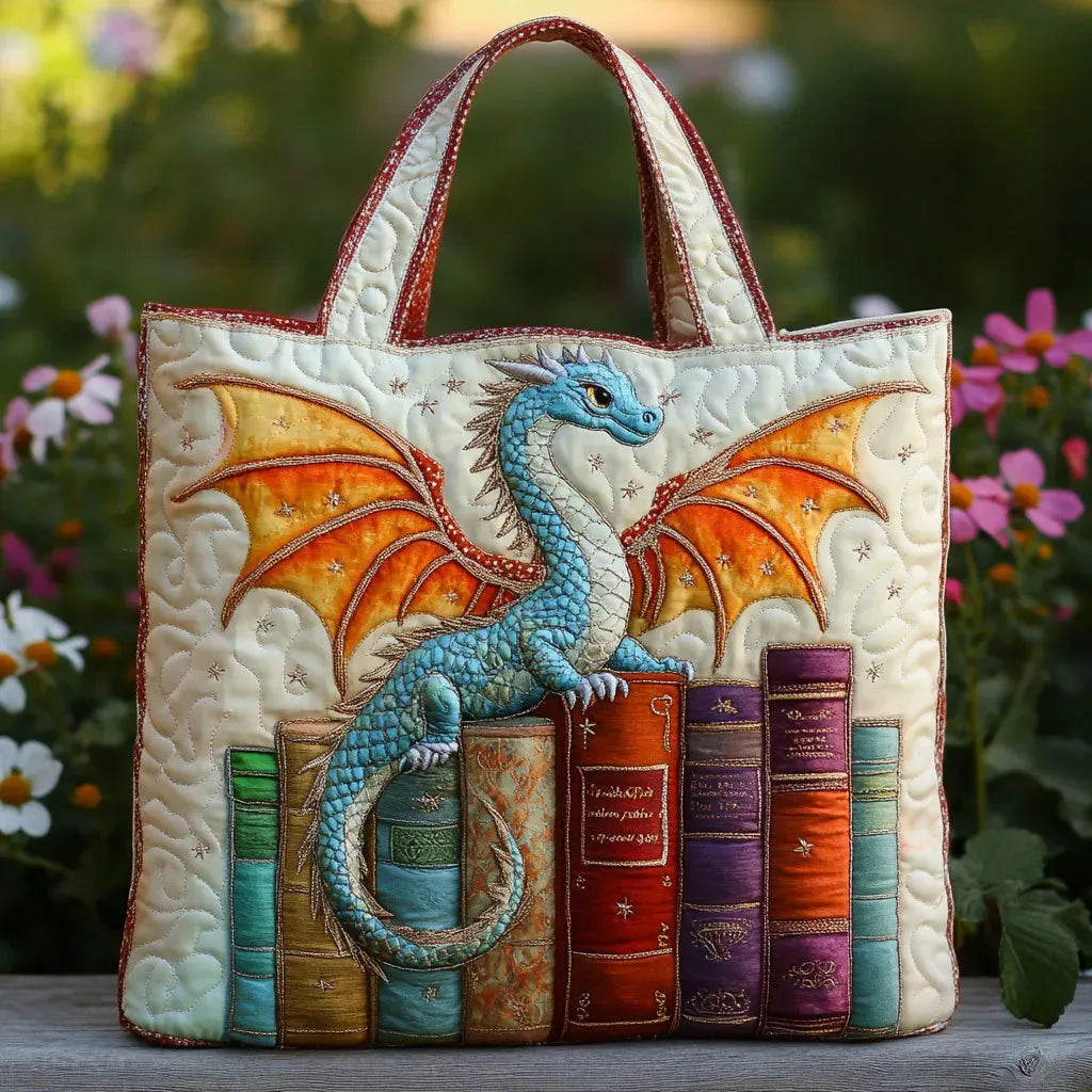Bolsa Acolchada – Dragón Esmeralda Guardián de los Libros