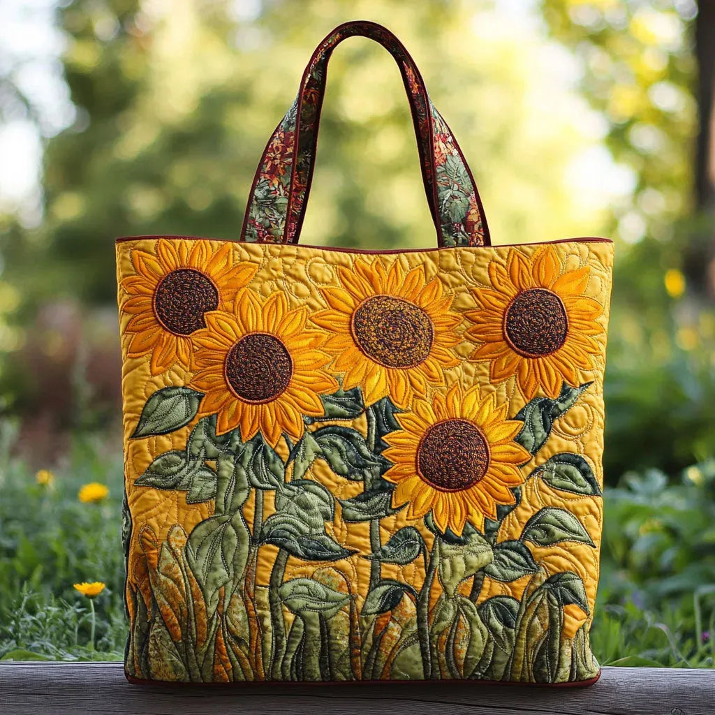 Bolsa Clásica Acolchada – Girasoles