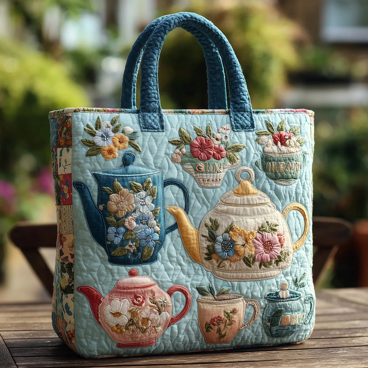 Bolsa Acolchada – Estampado Floral