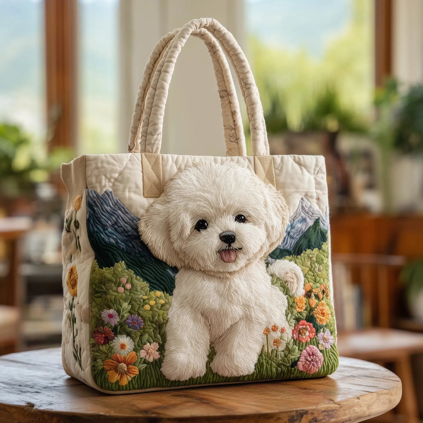 Bolsa Artesanal Acolchada – Perrito Encantador