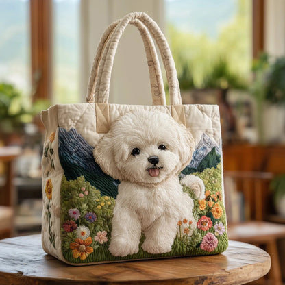 Bolsa Artesanal Acolchada – Perrito Encantador