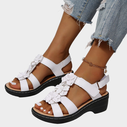 Sandalias bordadas – ortopédicas