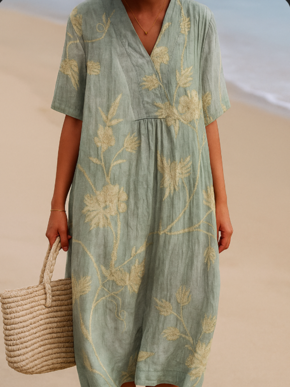 Vestido de Verano Cómodo Costa Esmeralda