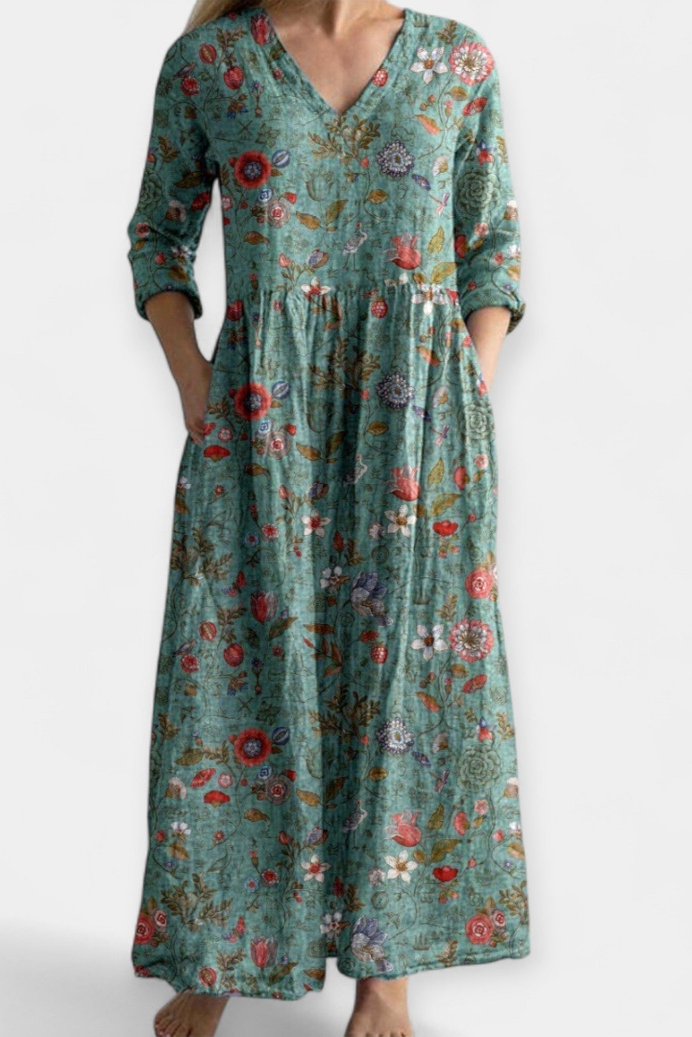 Vestido de Verano Cómodo Pekín