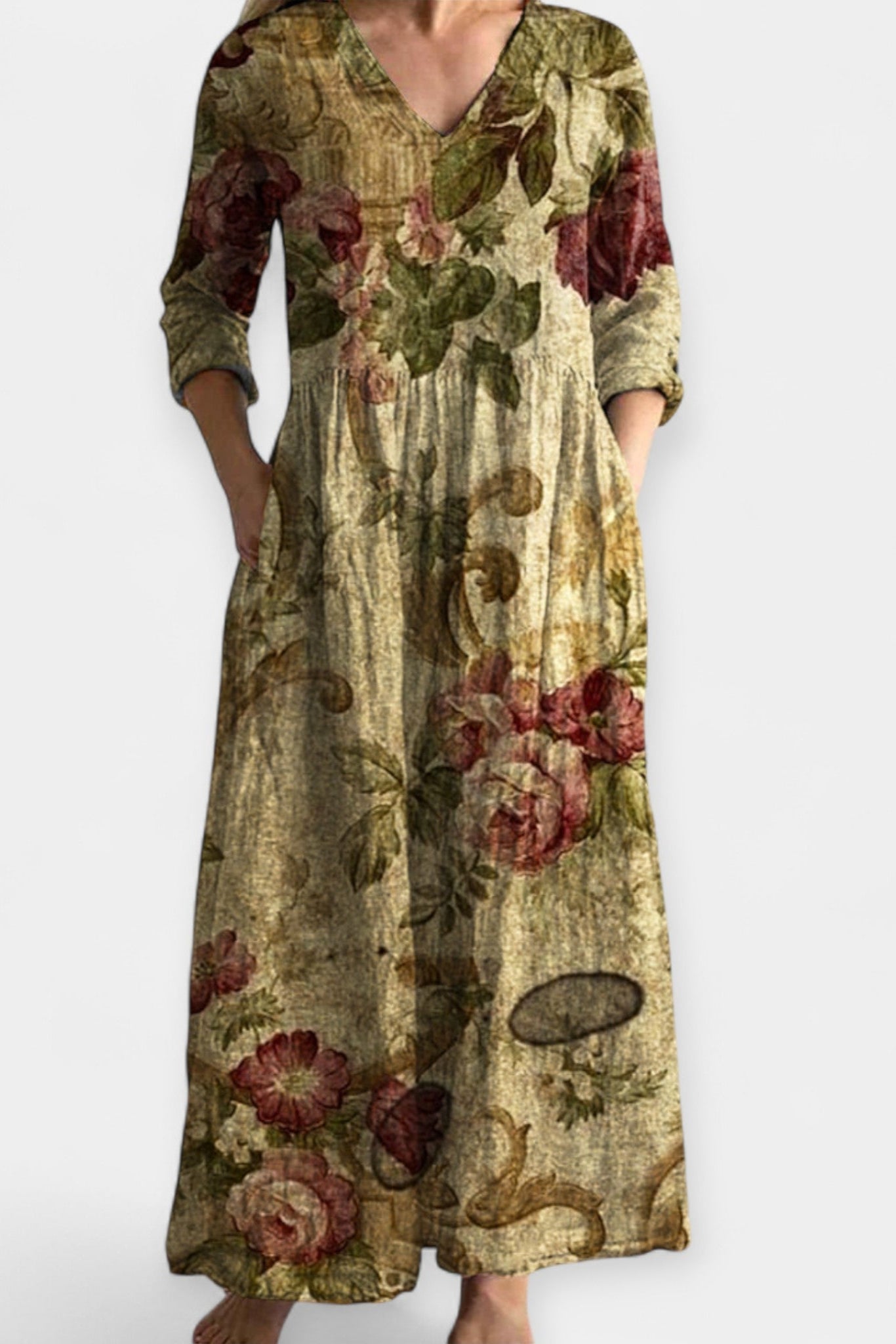 Vestido de Verano Cómodo Pekín