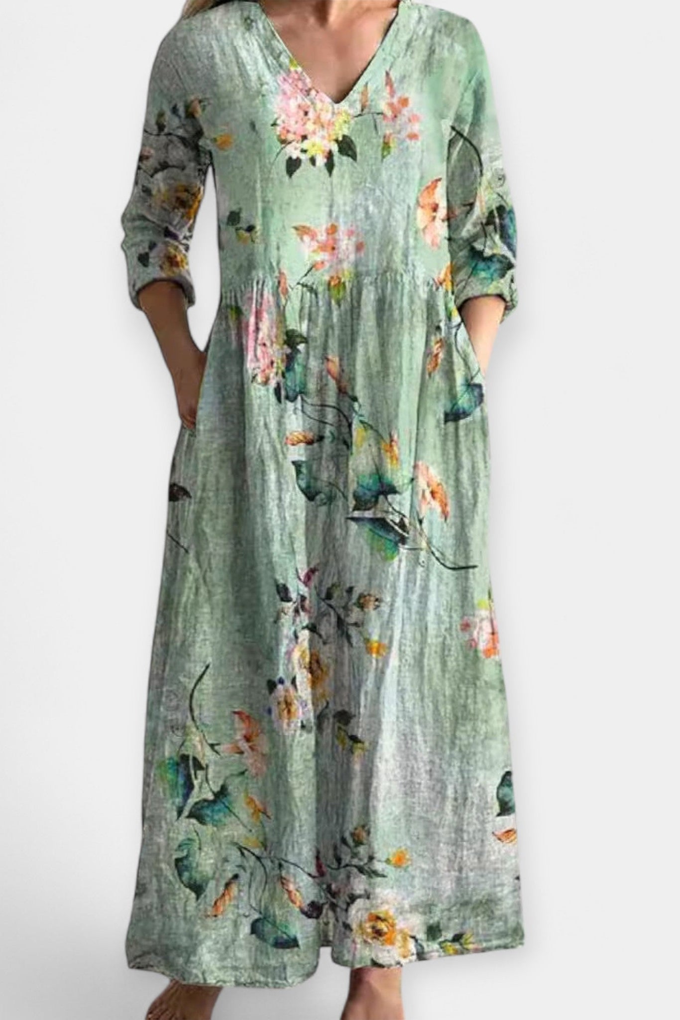 Vestido de Verano Cómodo Pekín