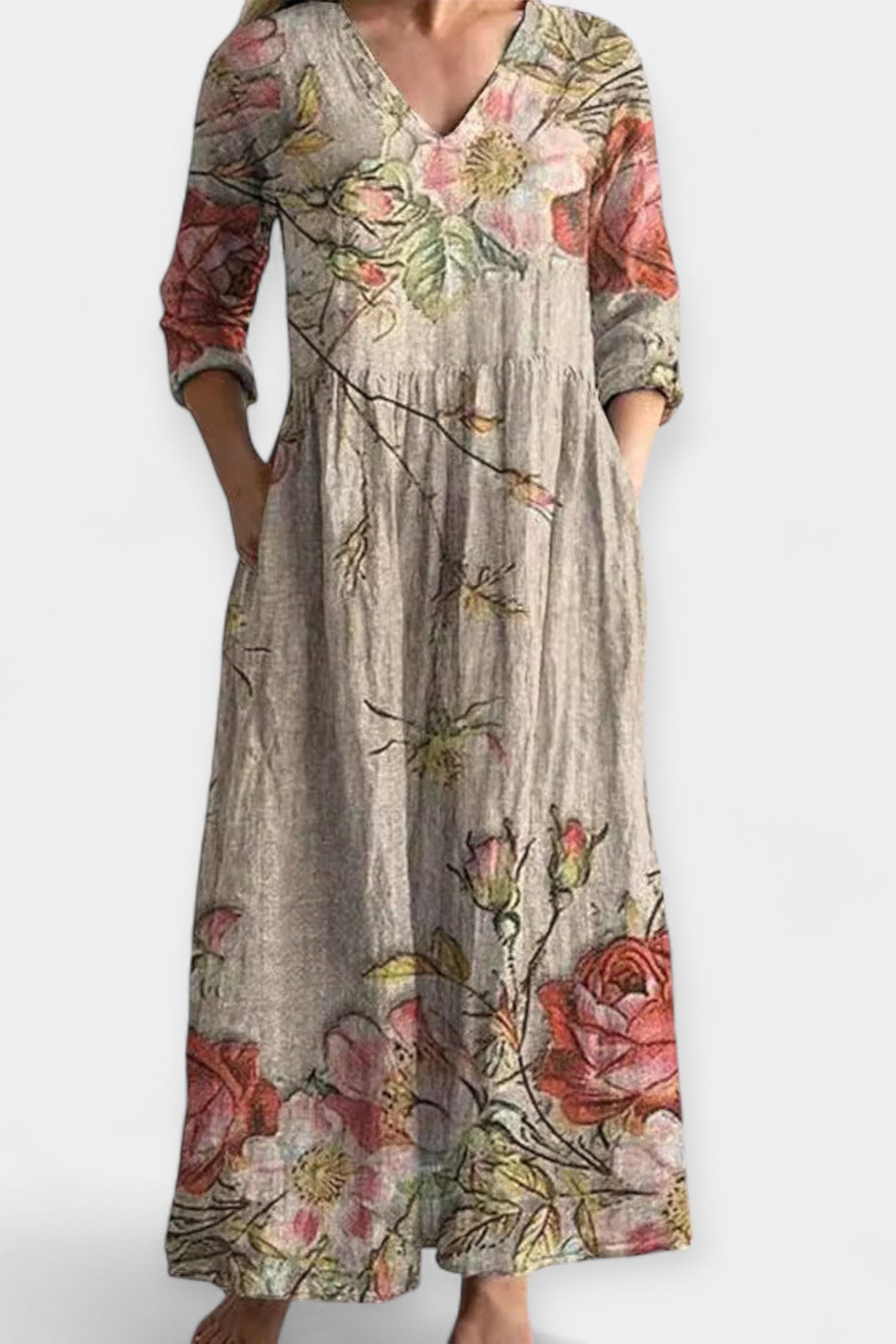Vestido de Verano Cómodo Pekín