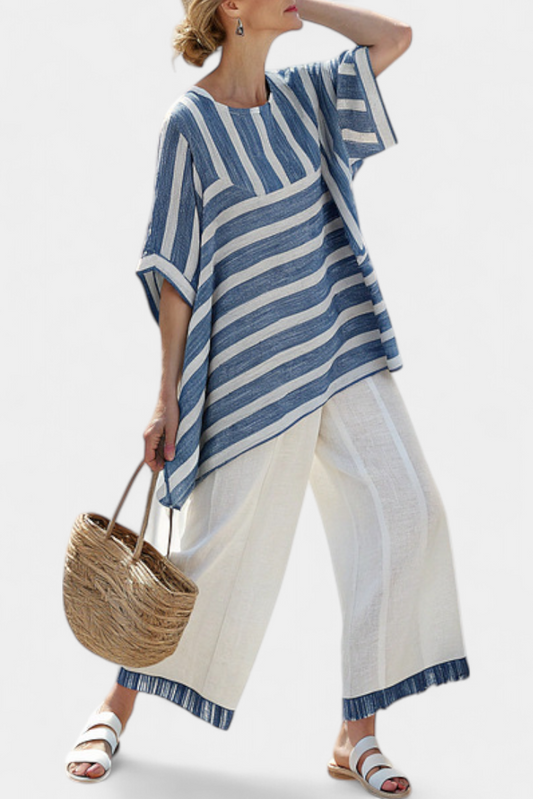 Conjunto de Lino Mediterráneo