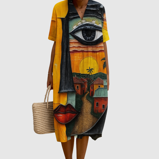 Vestido de Verano Cómodo Cuastecomate