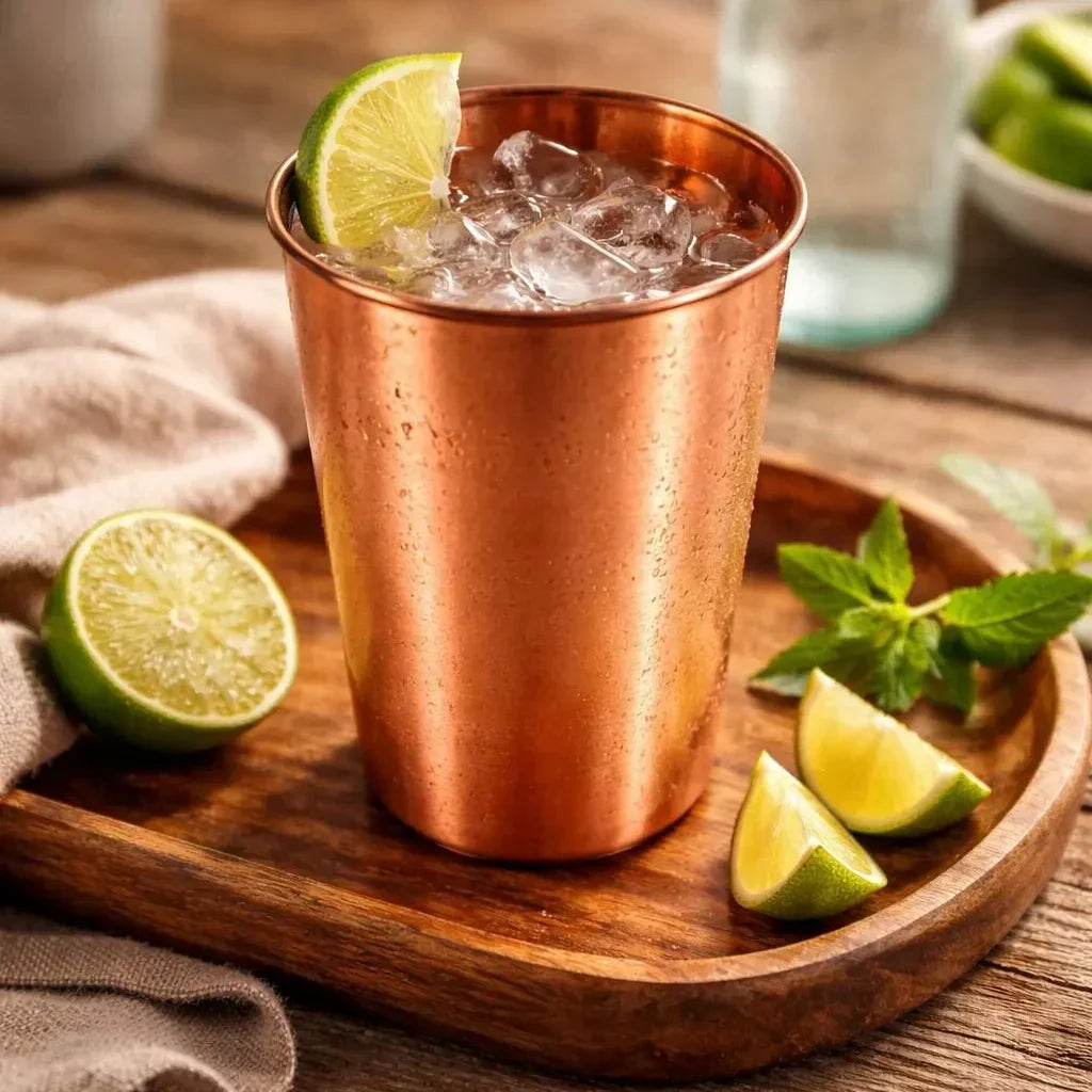 Vaso de cobre liso 350 ml