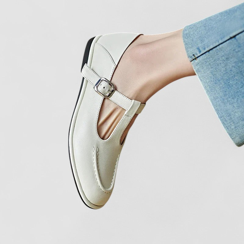 Ana | Zapatos ortopédicos Mary Jane de tacón bajo