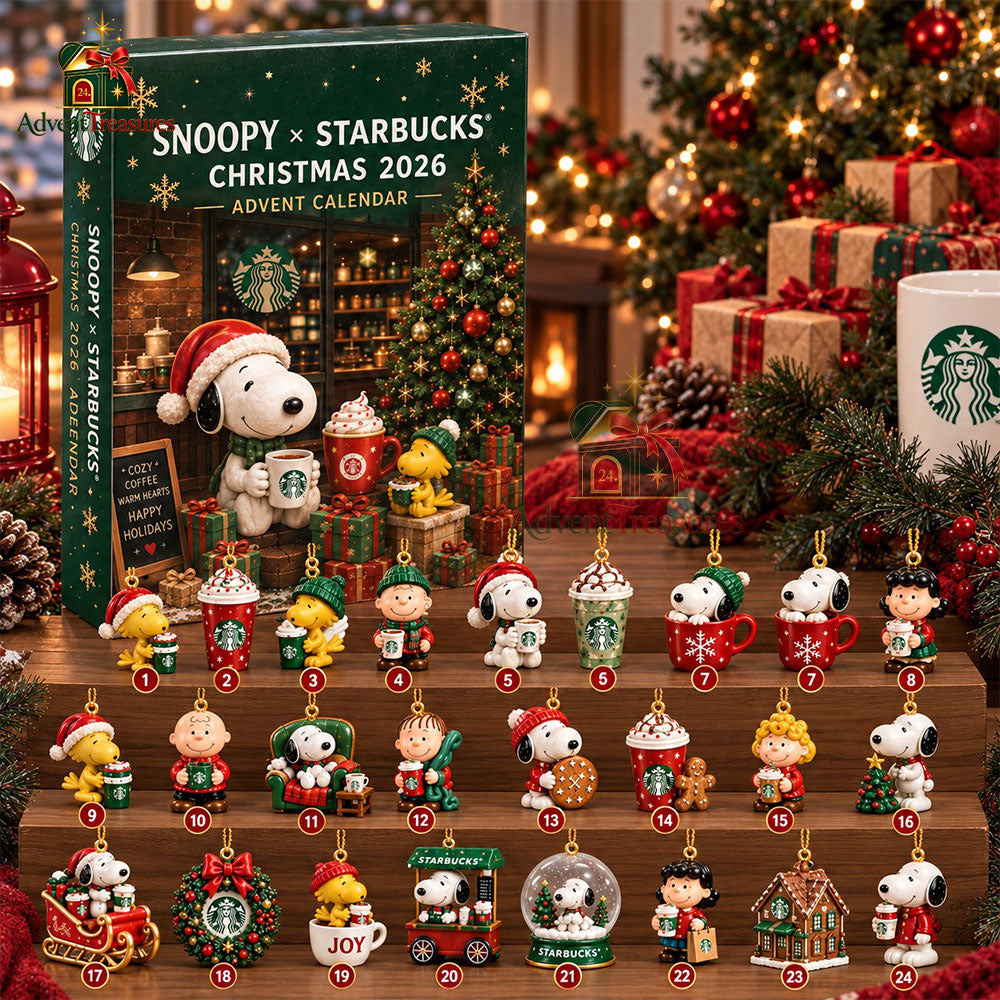 Snoopy Starbucks Christmas 2026 Advent Calendar
