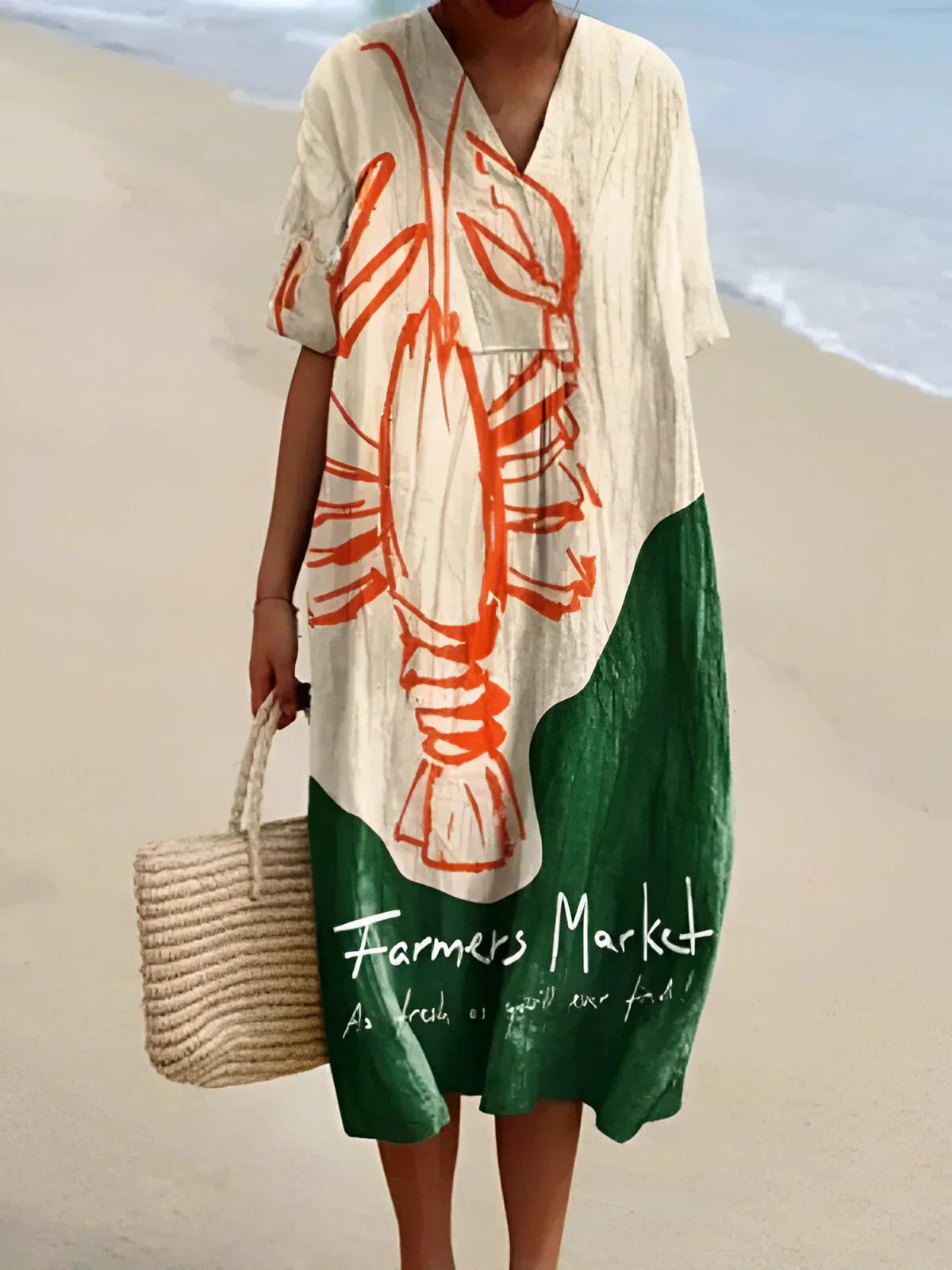 Vestido de Verano Cómodo Sisal
