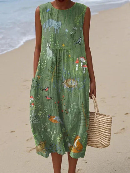 Vestido de Verano Cómodo Río Lagartos