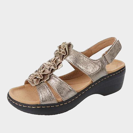 Sandalias bordadas – ortopédicas