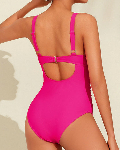 Traje de baño de una pieza sin tirantes