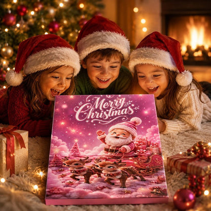 Kit para hacer pulseras del calendario de Adviento - set de manualidades navideñas de cuenta regresiva con 24 compartimentos
