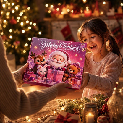 Kit para hacer pulseras del calendario de Adviento - set de manualidades navideñas de cuenta regresiva con 24 compartimentos