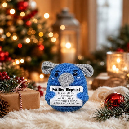 Calendario de Adviento con figuras de aspecto tejido a crochet - Cuenta regresiva de 24 días