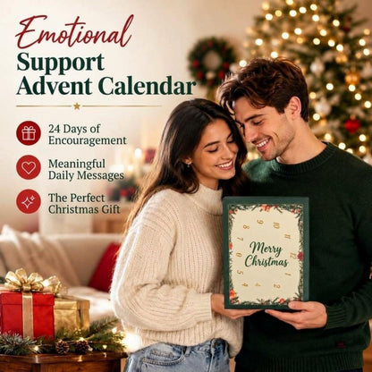 Calendario de Adviento con figuras de aspecto tejido a crochet - Cuenta regresiva de 24 días