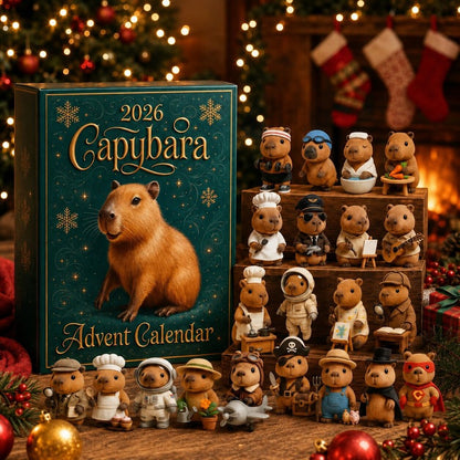 Calendario de Adviento de capibara 2026 - Cuenta atrás para Navidad